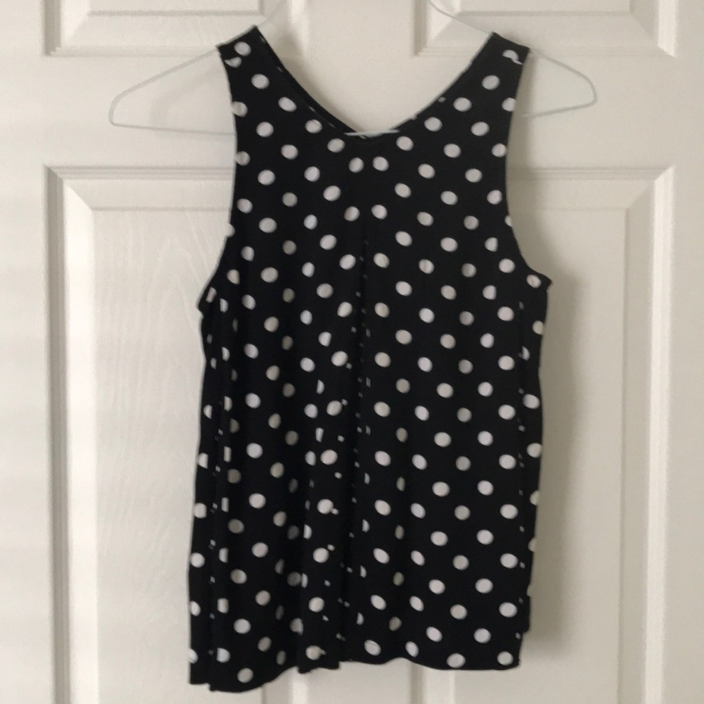 Madewell polka dot top